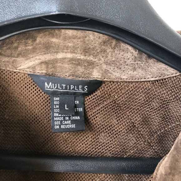 Multiples Leather Jacket Size L - Picture 4 of 7